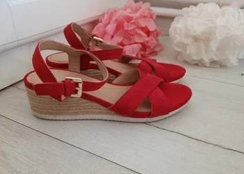 Sandały na koturnie espadryle Geox, wartość 690 zl