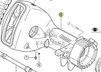 CLAAS Jaguar 970 Dźwigar Obudowa Osi Przedniej Napędowej Prawy Lewy 000776…