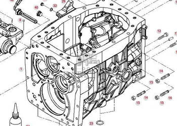 Fendt 414 415 Vario Obudowa Przekładni Skrzyni Biegów 404100050022