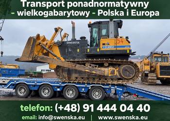 Transport ponadnormatywny - wielkogabarytowy - Polska i Europa