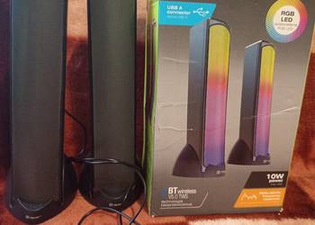 Głośniki Komputerowe Tracer Sigma USB BT RGB 2.0 – Bluetooth, LED