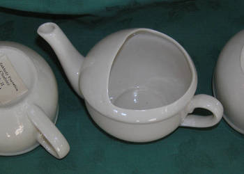 kubki poidełka vintage dla chorych ceramiczne Chodzież PRL_D