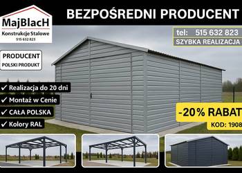 Blaszak Ocynk - Garaż Blaszany Ocynkowany - Producent – Maj-Blach