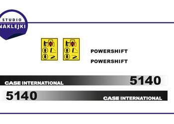 Naklejki traktor ciągnik CASE 5140 International Nalepki Naklejka Naklejki traktor ciągnik CASE 5140 International Nalepki Naklejka