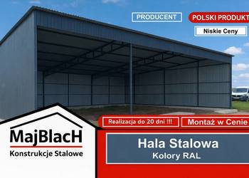 WIATA OTWARTA / GARAŻ BLASZANY GRAFIT / RAL / GRAFIT   - Maj-Blach