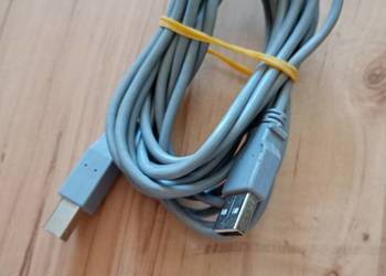 kabel przewód do drukarki usb A usb B długo 3m szary