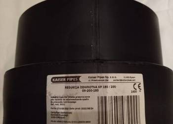 Redukcja odwrotna rury spalinowej 180/200 Kaiser Pipes