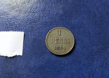 Stare monety 1 penni 1894 Finlandia