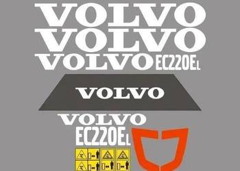Naklejki oklejenie VOLVO EC220EL Zamiennik