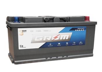 Akumulator Grom Premium 110Ah 1000A en dtr Prawy Plus
