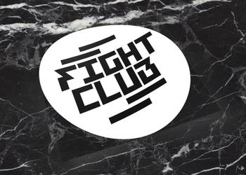 Naklejka K13 + FIGHT CLUB 6 x 6 cm problem pro8l3m #2