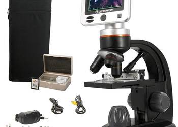 Interaktywny zestaw edukacyjny – Mikroskop cyfrowy 5 MP z ekranem LCD