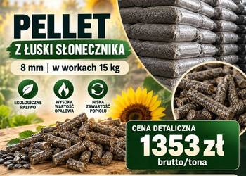 Pellet z łuski słonecznika