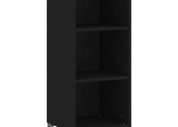 Szafka czarna 345x325x90 cm materiał drewnopochodny WM-828733
