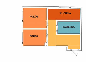 | 2 POKOJE | 38,2 m² | PARTER