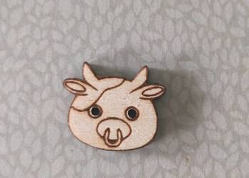 5x guzik drewno grawer 2cm hand made guz9 5x guzik drewno grawer 2cm hand made guz9