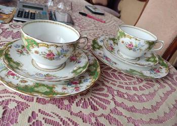 Windsor Green od Tuscan - Royal   Kolekcjonerskie Trio Śniadaniówka