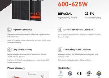 620W Hanersun HN21RN-66HT620W-Bifacial srebrna rama Half-Cell