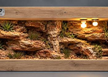 Terrarium dla gekona lamparciego agamy brodatej żółwia greckiego