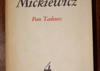 Adam Mickiewicz - Pan Tadeusz - tom 4 z serii