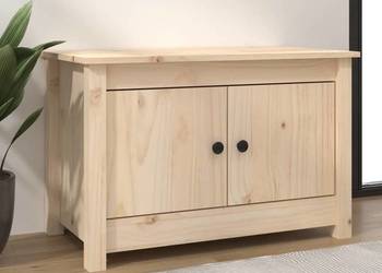 vidaXL Szafka na buty, 70x38x45,5 cm, lite drewno sosnowe(SKU:813779)