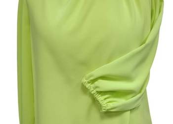 Bluzka damska NOVUM asymetria limonka rozm 42biust 104 cm
