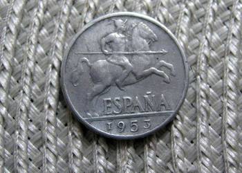 Hiszpania 10 Centymów 1953r