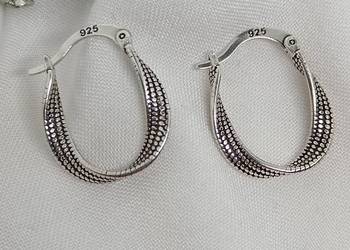 Kolczyki klasyczne 925 srebro