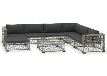 vidaXL 8-cz. zestaw wypoczynkowy do ogrodu, poduszki(SKU:46806)