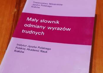 Książka Mały słownik odmiany wyrazów trudnych