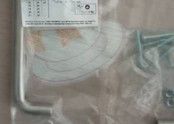 Uchwyty metalowe srebrne satynowe do mebli