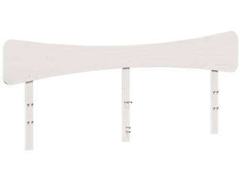 Wezgłowie do łóżka białe 200 cm lite drewno sosnowe WM-844762