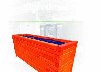 Masywne Drewniane Donice Ogrodowe z kantówki 45x45 mm PRODUCENT