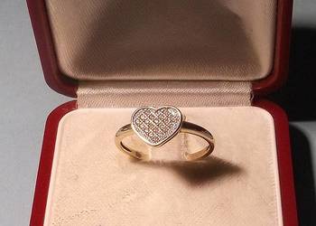 pierścionek złoty pr. 333 roz. 12