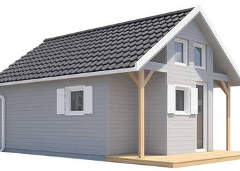 Domek drewniany letniskowy całoroczny 5m/6m 20mm