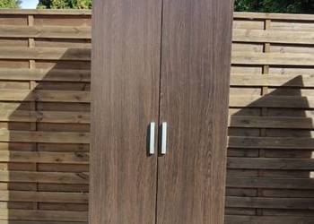 Szafa 2-drzwiowa wenge z półkami biurowa PROMOCJA