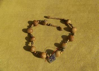 korale drewniane Boho