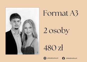 Portret ze zdjęcia na zamówienie | wyjątkowy prezent
