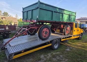 Przyczepa rolnicza Sanok D-44B 3,5t zarejestrowana transport Złoczew