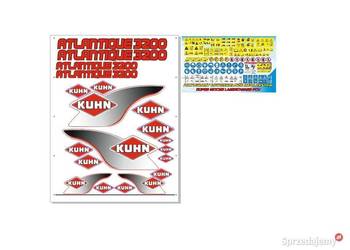 naklejki kuhn atlantique 3200 i inne-modele