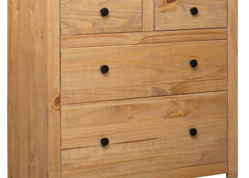 Szafka 80 x 40 x 83 cm drewno sosnowe seria Panama WM-282655