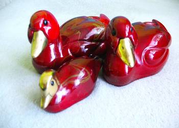 Kaczki - piękne - włoskiego projektanta Elli Malevolti - w stylu Flambe