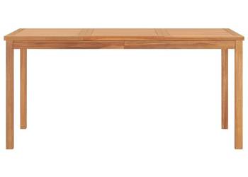 vidaXL Stół ogrodowy, 160x80x77 cm, lite drewno tekowe(SKU:315620)