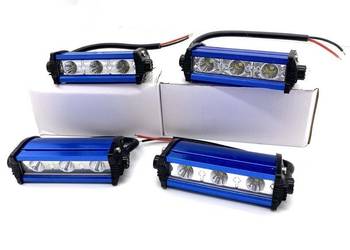 Lampy Led 4 x 9W slim 10,5cm barwa światła biała, aluminium,