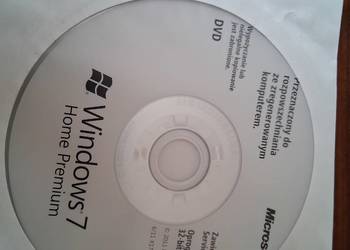 ORYGINALNA Płyta  Instalacyjna WINDOWS 7 HOME   Premium