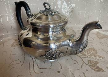 Dzbanek do herbaty ze srebra carska Rosja 1860;