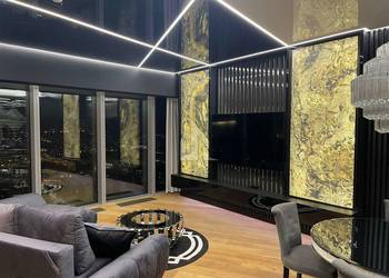 Fornir kamienny transparentny Rustic – kamień do podświetlenia / STONELAND