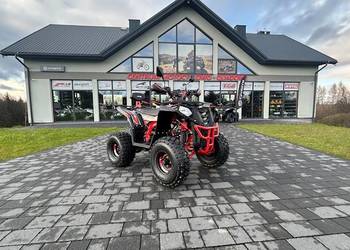 NOWY QUAD ASIX COMMANDER 125CC PÓŁAUTOMAT! CZARNO-CZERWONY!