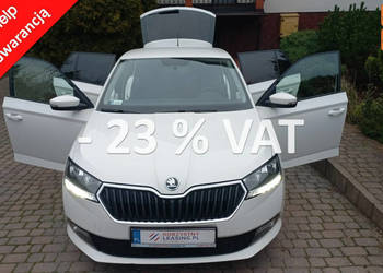 Škoda Fabia Kamera Cofania Kier.wielof. Tempomat 24.3 netto FV23%Salon PL …