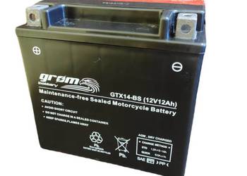 Akumulator 12Ah 200A  12V GROM GTX14-BS YTX14-BS